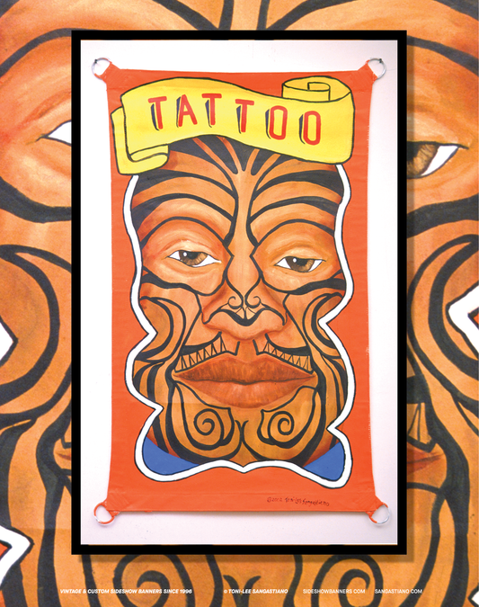 Tattoo Sideshow Banner Poster 11 x 14 Inch